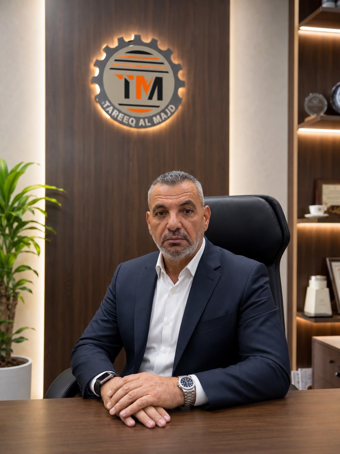 Formal professional portrait of the company founder and CEO.