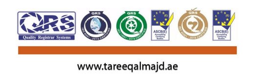 Company ISO certifications for quality, management, and safety compliance.